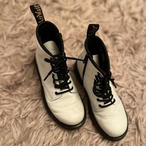 Girls Dr Martens combat Boots.